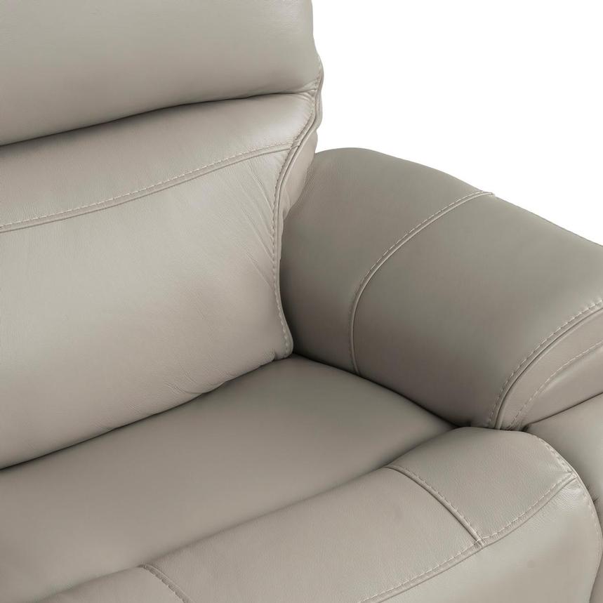 Granite Leather Power Reclining Sectional with 5PCS/2PWR  alternate image, 6 of 13 images.