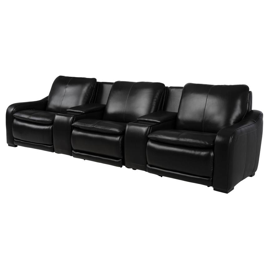 Blackstone Home Theater Leather Seating with 5PCS/2PWR  alternate image, 3 of 11 images.