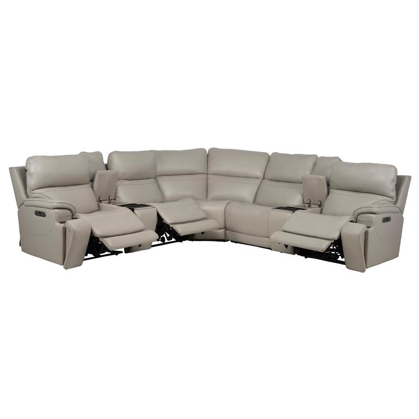 Granite Leather Power Recliner  alternate image, 2 of 16 images.