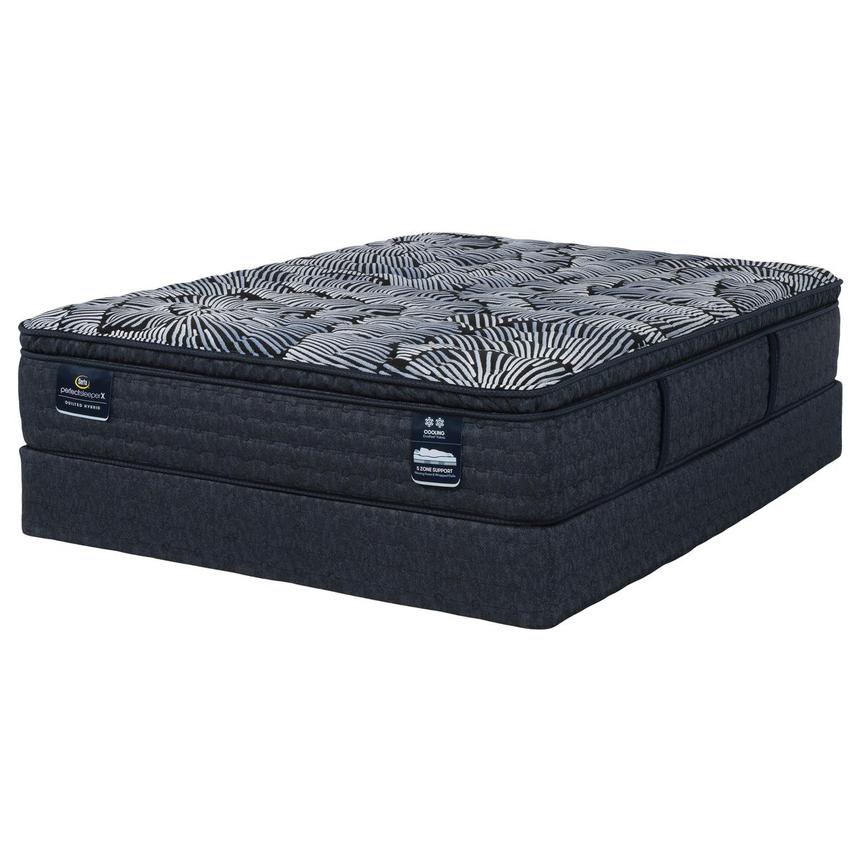 Lexton-Medium Pillow Top King Mattress w/Regular Foundation by Serta iComfort  main image, 1 of 6 images.