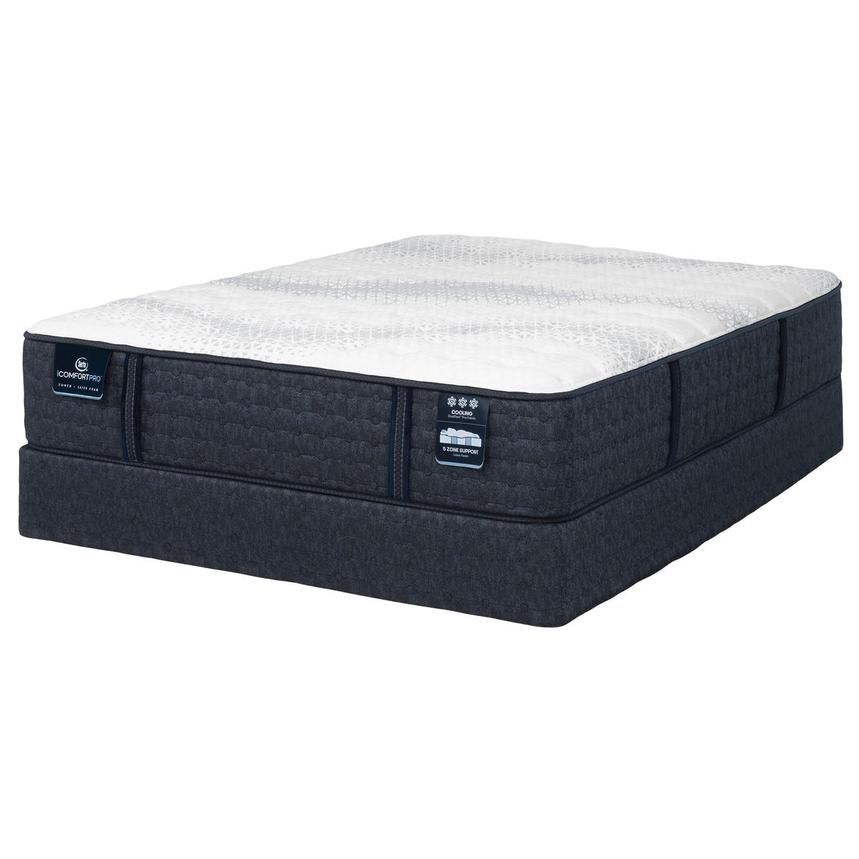 Ambrose-Firm Queen Mattress w/Regular Foundation by Serta main image, 1 of 8 images.