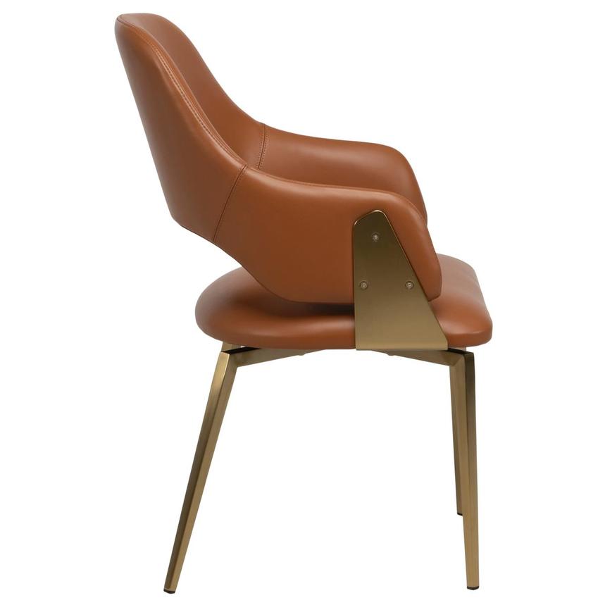 Monarch Leather Swivel Arm Chair  alternate image, 3 of 8 images.