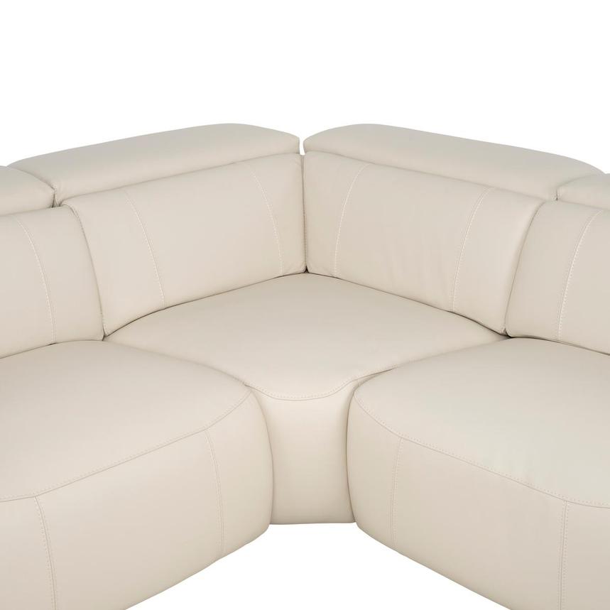 Cordova Cream Leather Power Reclining Sectional with 7PCS/3PWR  alternate image, 5 of 14 images.
