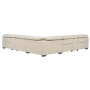 Cordova Cream Leather Power Reclining Sectional with 7PCS/3PWR  alternate image, 8 of 13 images.