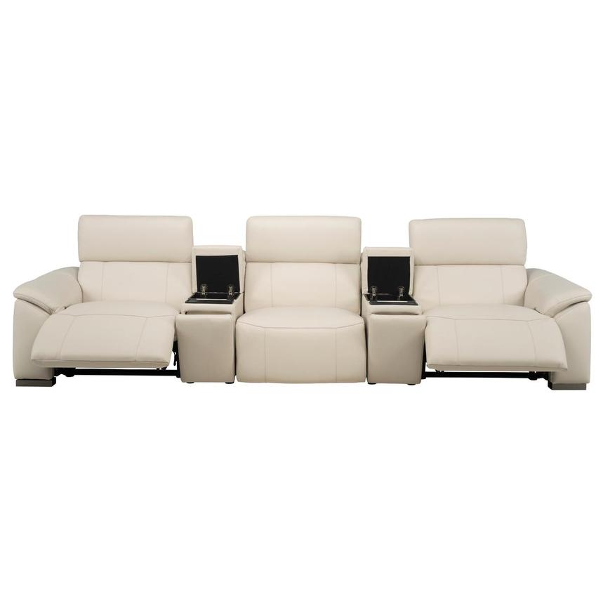 Cordova Home Theater Leather Seating with 5PCS/2PWR  alternate image, 3 of 11 images.