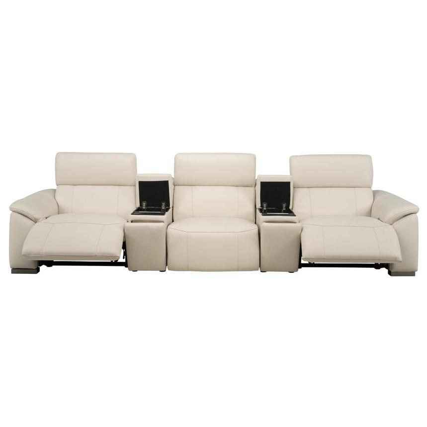 Cordova Home Theater Leather Seating with 5PCS/2PWR  alternate image, 3 of 11 images.