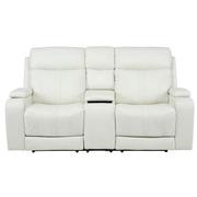 Zeus Leather Power Reclining Sofa w/Console  alternate image, 2 of 16 images.