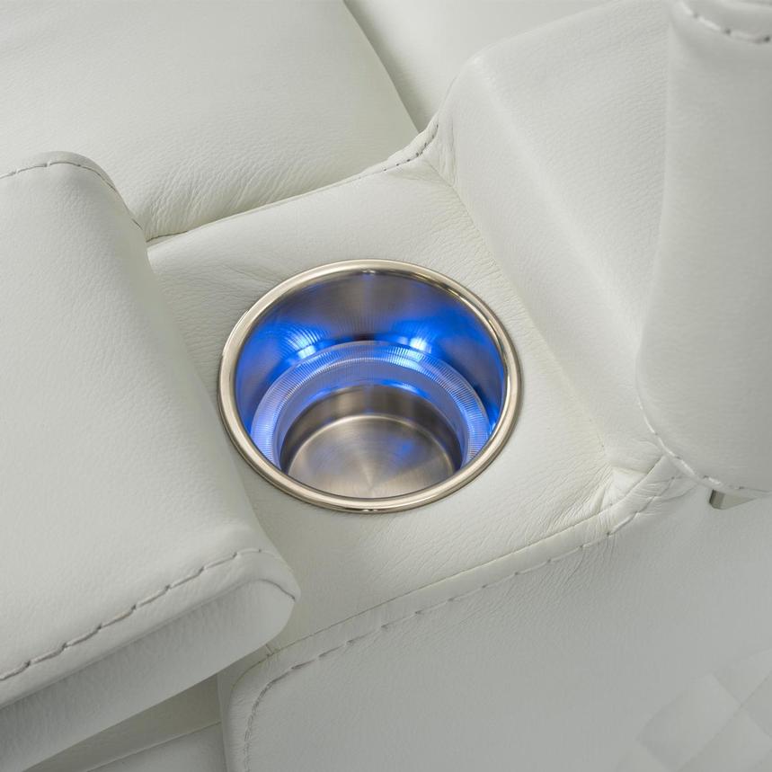 Zeus Leather Power Reclining Sofa  alternate image, 14 of 16 images.