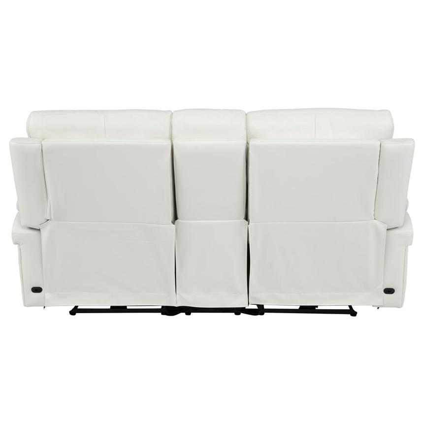Zeus Leather Power Reclining Sofa w/Console alternate image, 6 of 16 images.