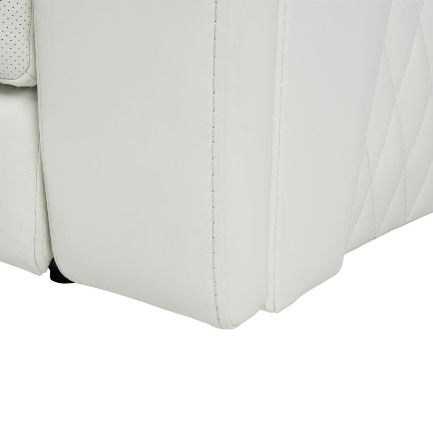 Zeus Leather Power Reclining Sofa w/Console alternate image, 16 of 16 images.