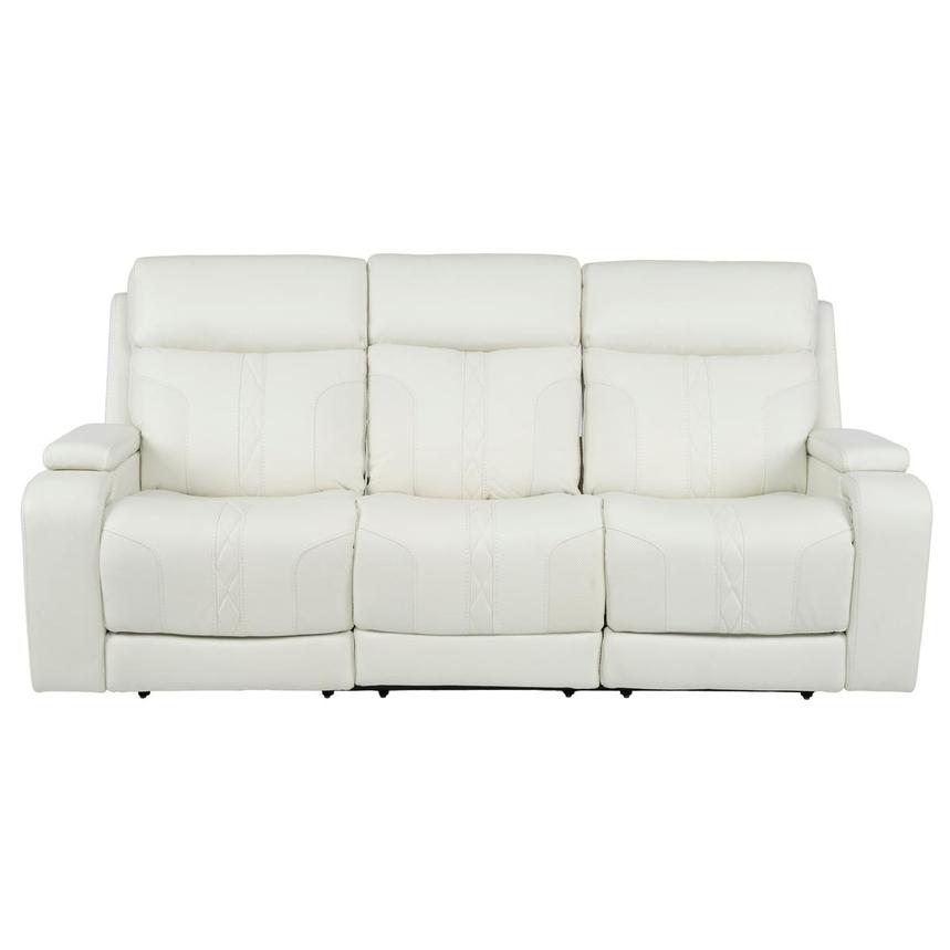 Zeus Leather Power Reclining Sofa alternate image, 3 of 18 images.