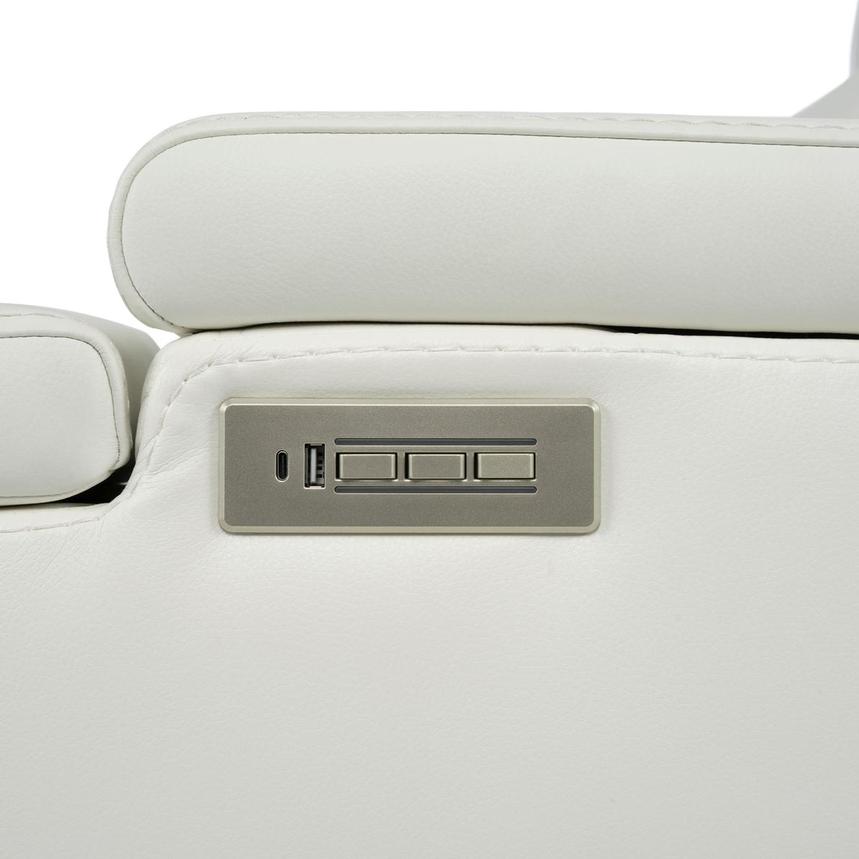 Zeus Leather Power Reclining Sofa alternate image, 11 of 17 images.