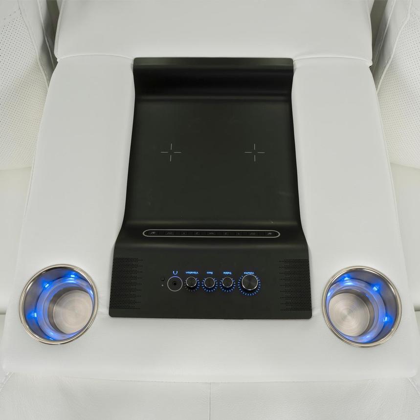 Zeus Leather Power Reclining Sofa  alternate image, 10 of 17 images.