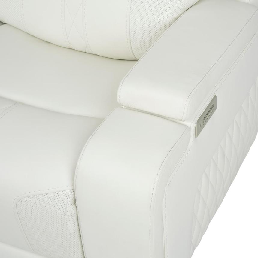 Zeus Leather Power Reclining Sofa  alternate image, 15 of 17 images.