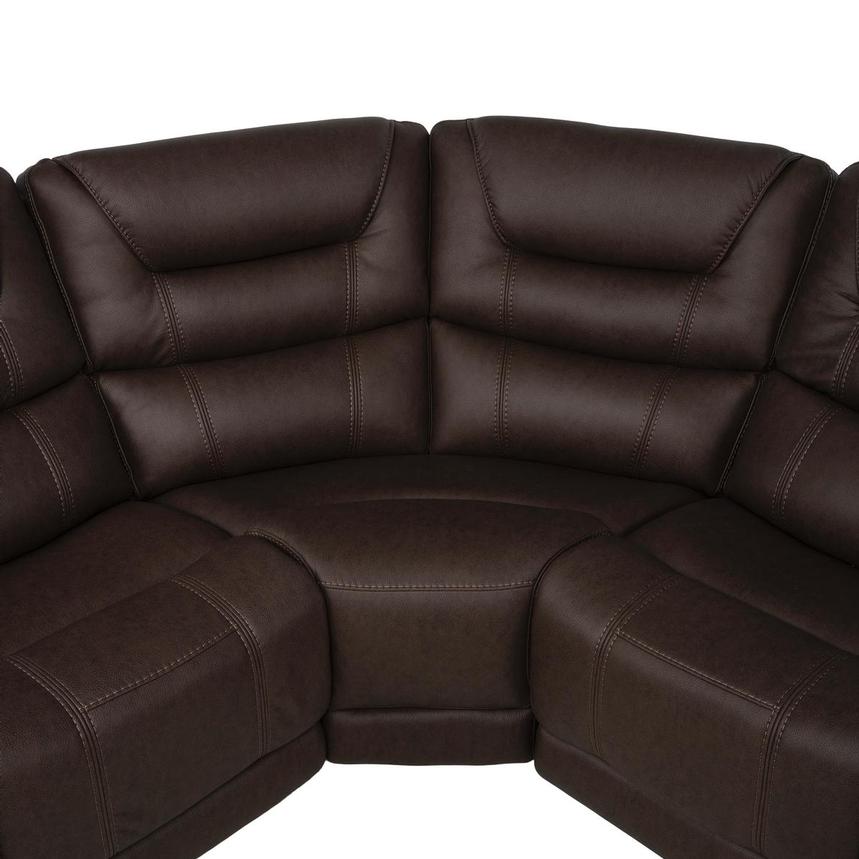 Capriccio Brown Power Reclining Sectional with 5PCS/2PWR  alternate image, 5 of 11 images.