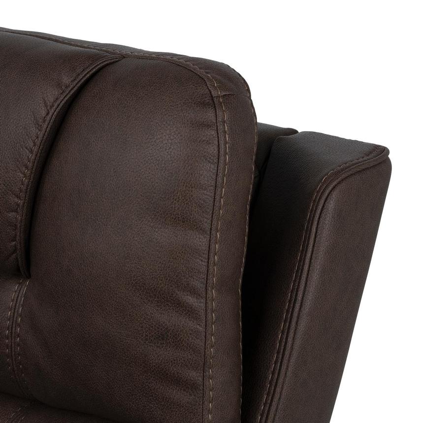 Capriccio Brown Power Reclining Sectional with 5PCS/3PWR  alternate image, 6 of 10 images.