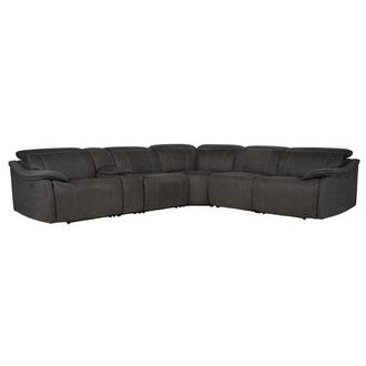 Dallas Dark Gray Power Reclining Sectional with 6PCS/2PWR