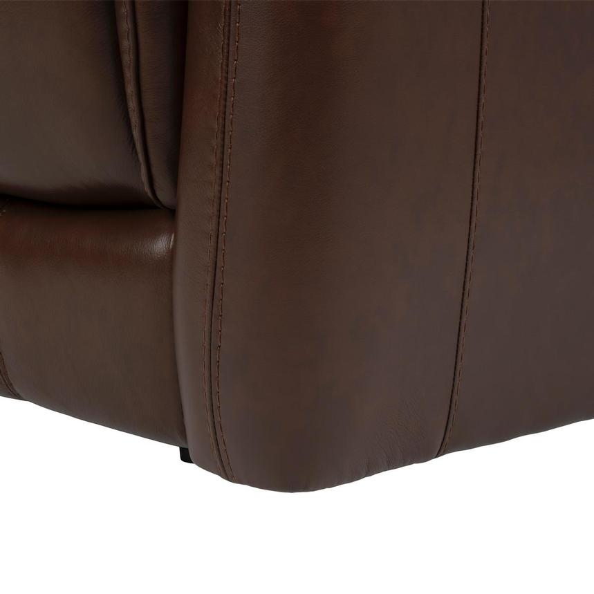 Naya Brown Leather Power Reclining Sectional with 7PCS/3PWR  alternate image, 10 of 11 images.