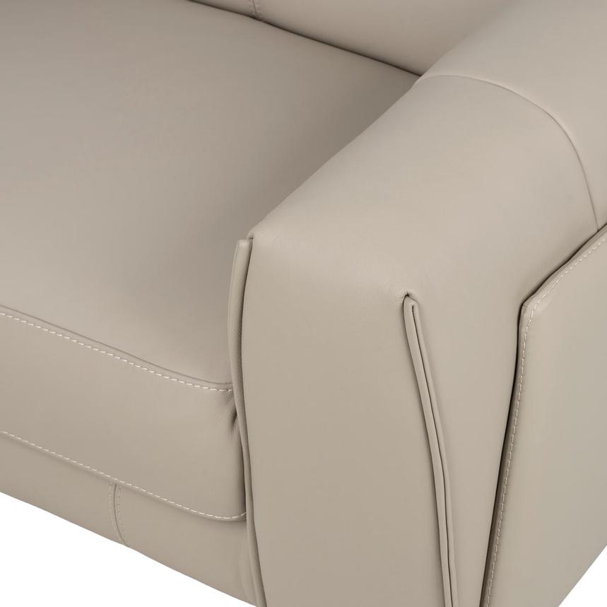 Luke 2.0 Taupe Leather Power Reclining Sectional with 7PCS/3PWR alternate image, 8 of 12 images.