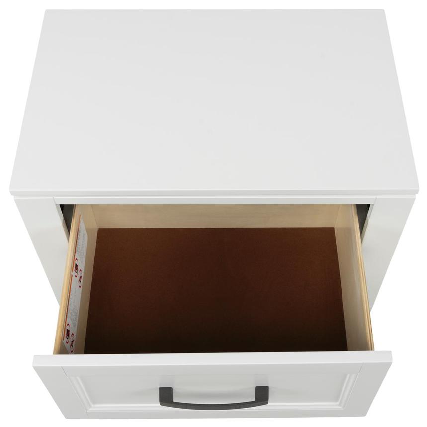 Eason White Nightstand alternate image, 6 of 10 images.