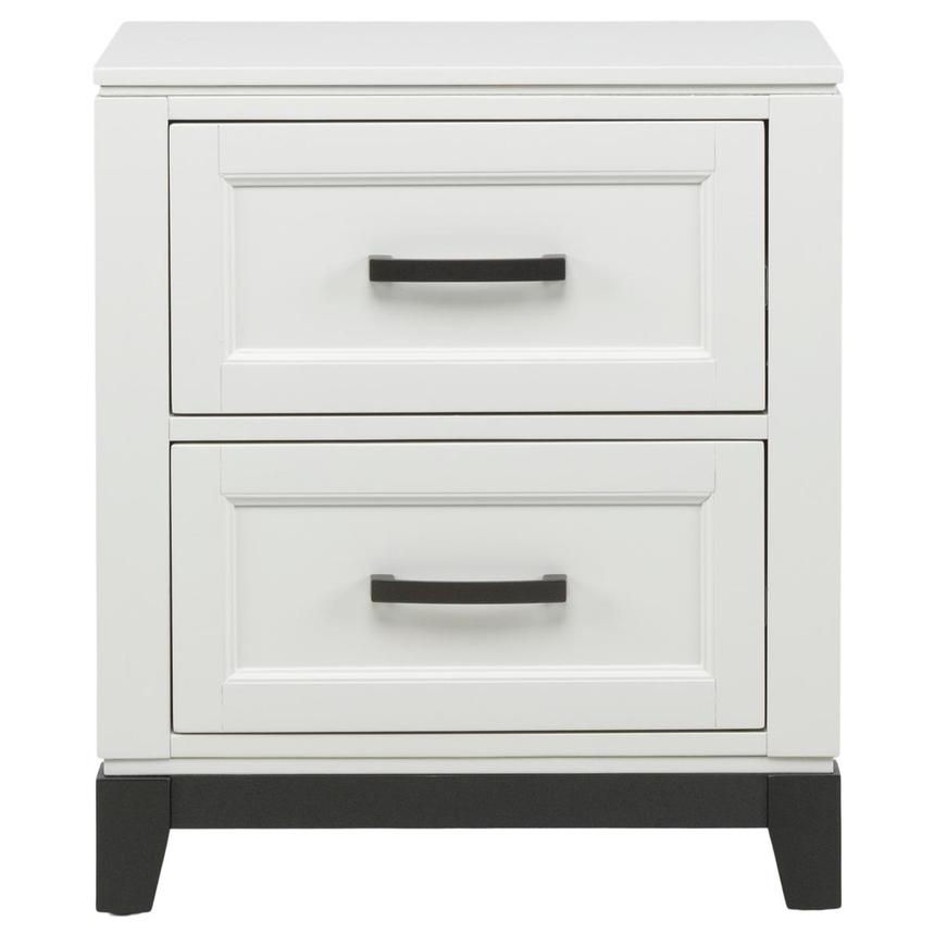 Eason White Nightstand main image, 1 of 10 images.