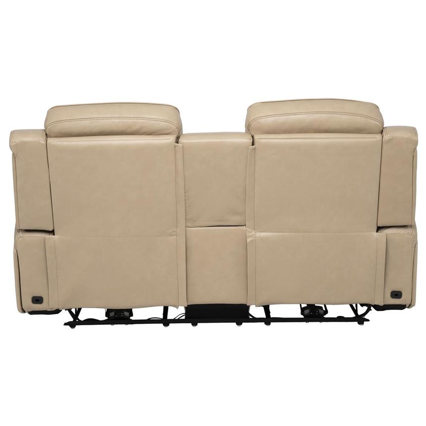 Epic Taupe Leather Power Reclining Loveseat  alternate image, 5 of 12 images.