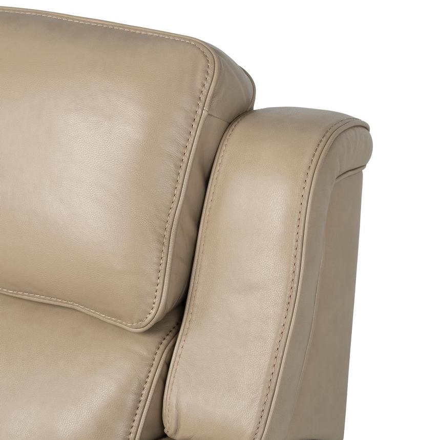 Epic Taupe Leather Power Reclining Loveseat  alternate image, 7 of 12 images.