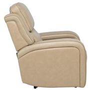 Epic Taupe Leather Power Recliner  alternate image, 5 of 12 images.