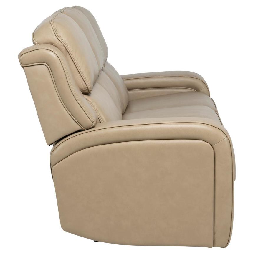 Epic Taupe Leather Power Reclining Sofa  alternate image, 5 of 14 images.
