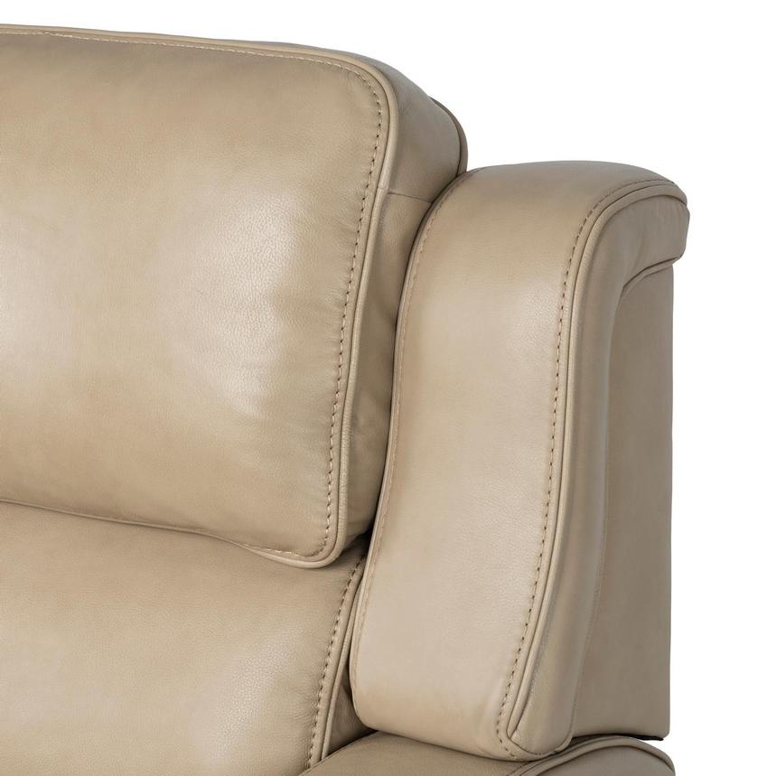 Epic Taupe Leather Power Recliner alternate image, 8 of 12 images.