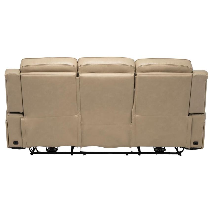 Epic Taupe Leather Power Reclining Sofa alternate image, 6 of 14 images.
