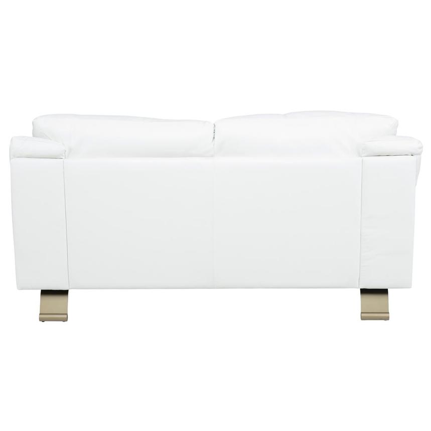 Rio White II Leather Loveseat  alternate image, 5 of 8 images.