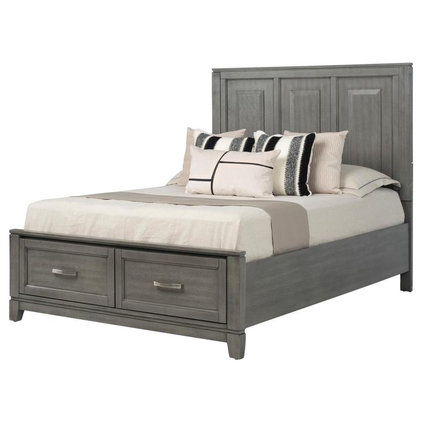 Eason Gray Twin Storage Bed