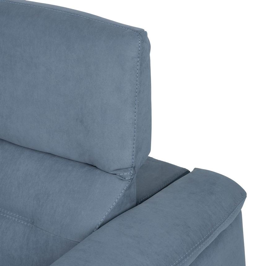 Claribel II Light Blue Power Reclining Sectional with 4PCS/2PWR  alternate image, 7 of 10 images.