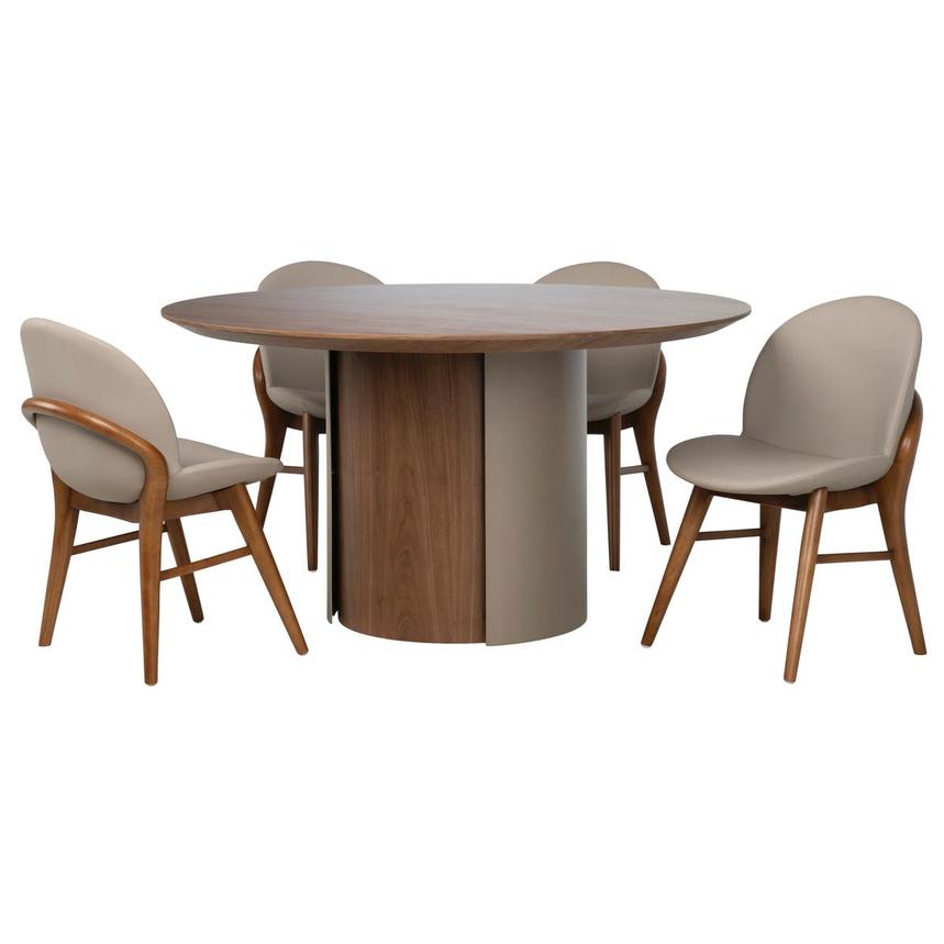 Forge/Alborea 5-Piece Round Dining Set  main image, 1 of 3 images.