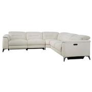 Claribel II Ivory Power Reclining Sectional with 5PCS/2PWR  alternate image, 3 of 10 images.