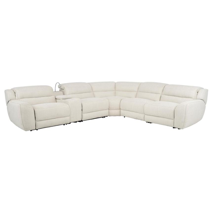 Astro Power Reclining Sectional with 6PCS/2PWR  main image, 1 of 15 images.
