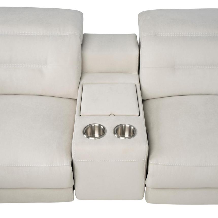 Claribel II Ivory Power Reclining Sectional with 6PCS/3PWR  alternate image, 7 of 13 images.