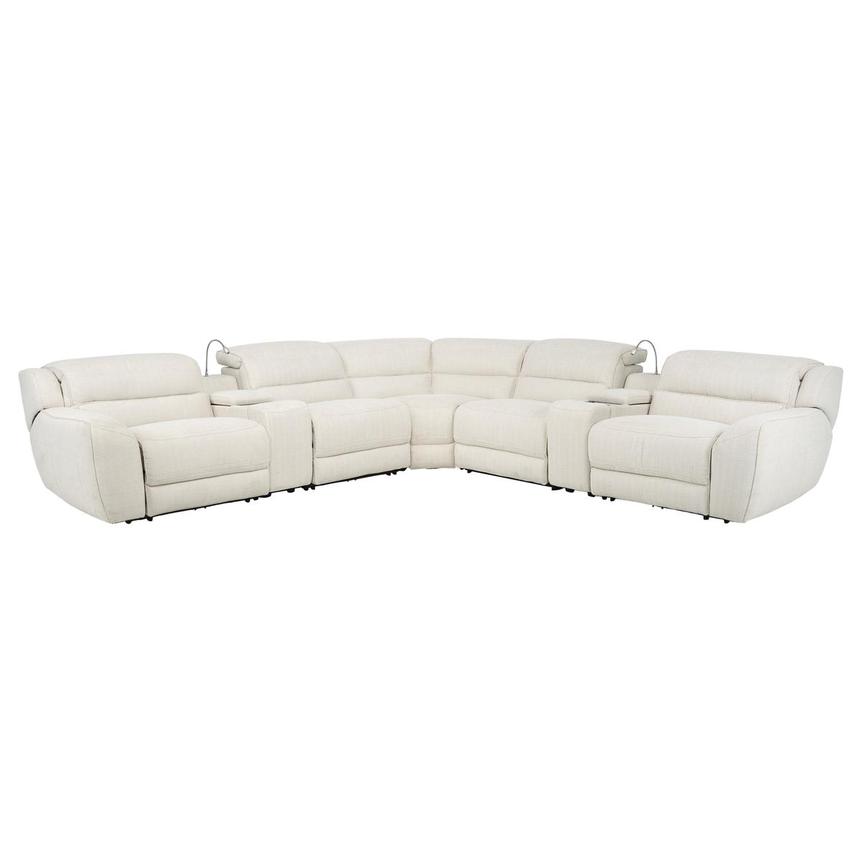 Astro Power Reclining Sectional with 7PCS/3PWR  main image, 1 of 15 images.