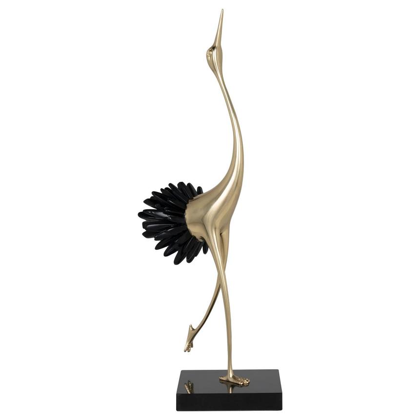 Majestic Swan Gold Sculpture main image, 1 of 8 images.