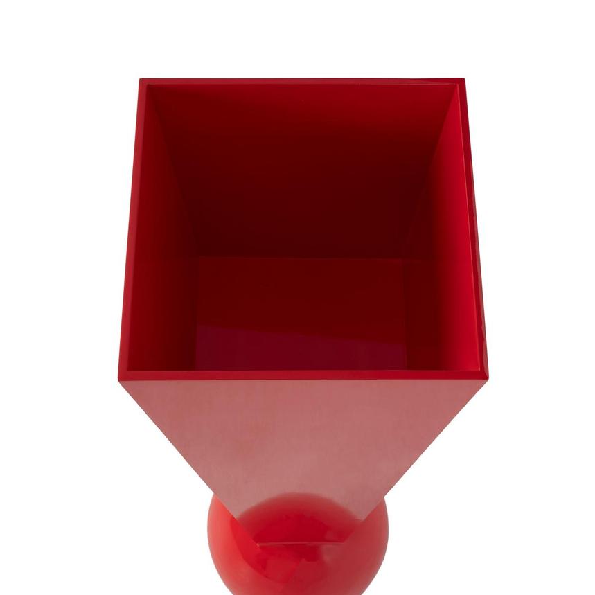 Exclamation Red Vase  alternate image, 2 of 3 images.