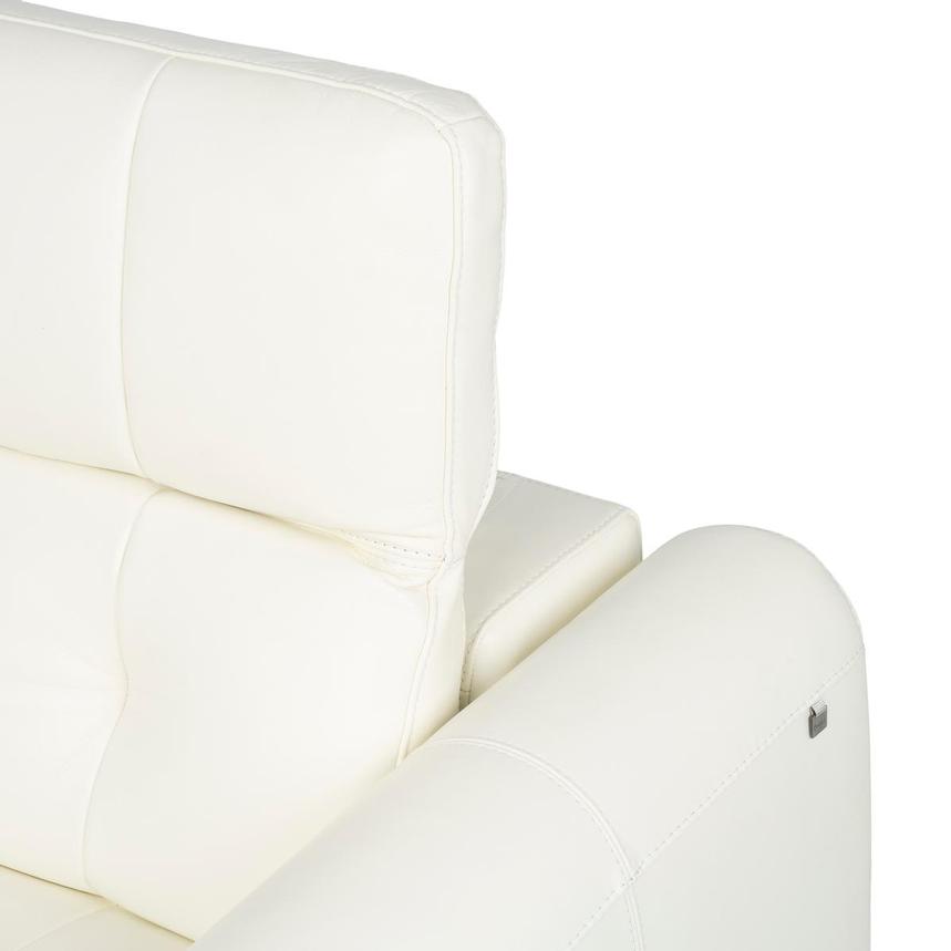 Dolomite White 2.0 3PWR Oversized Leather Sofa  alternate image, 7 of 13 images.