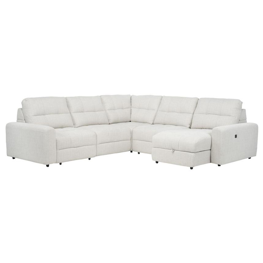 Depot Sliding Sectional w/Right Chaise with 5PCS/2PWR main image, 1 of 10 images.