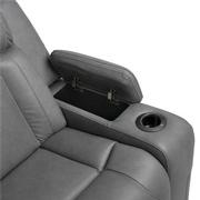 Cobalt 7PCS/3PWR Leather Power Reclining Sectional w/Beverage Cooler  alternate image, 14 of 18 images.