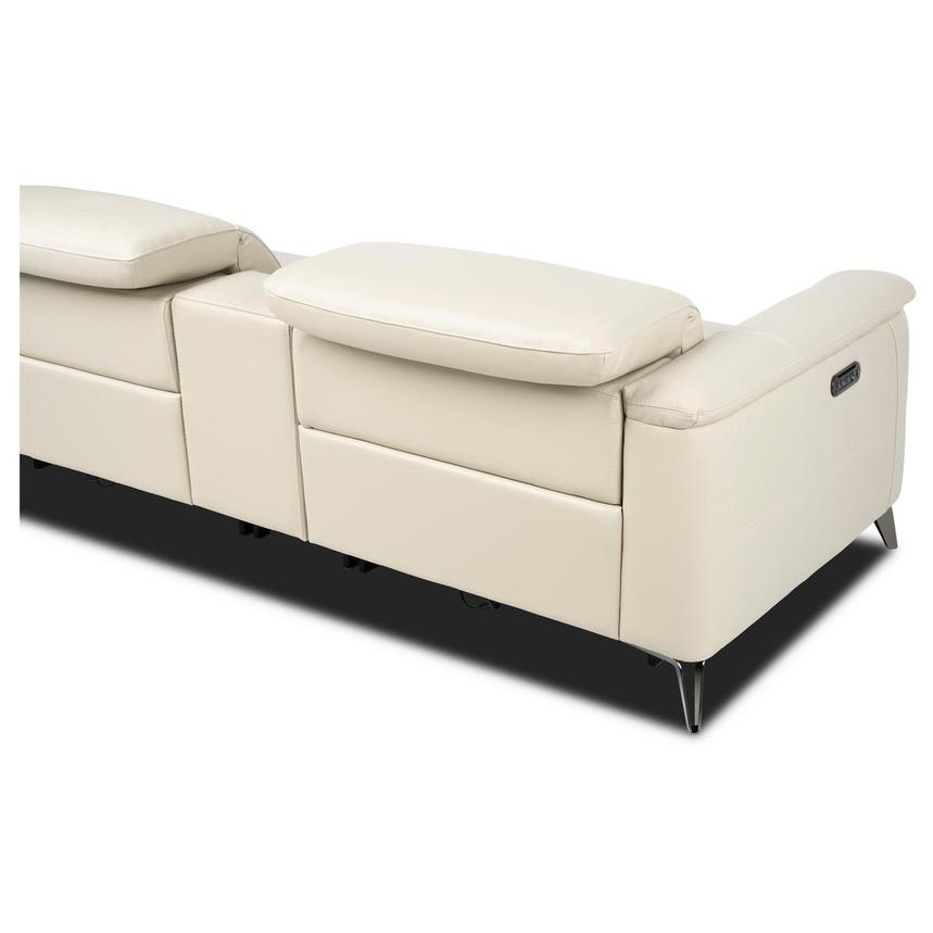 Anabel Cream 2.0 Leather Power Reclining Sectional with 7PCS/3PWR  alternate image, 5 of 5 images.