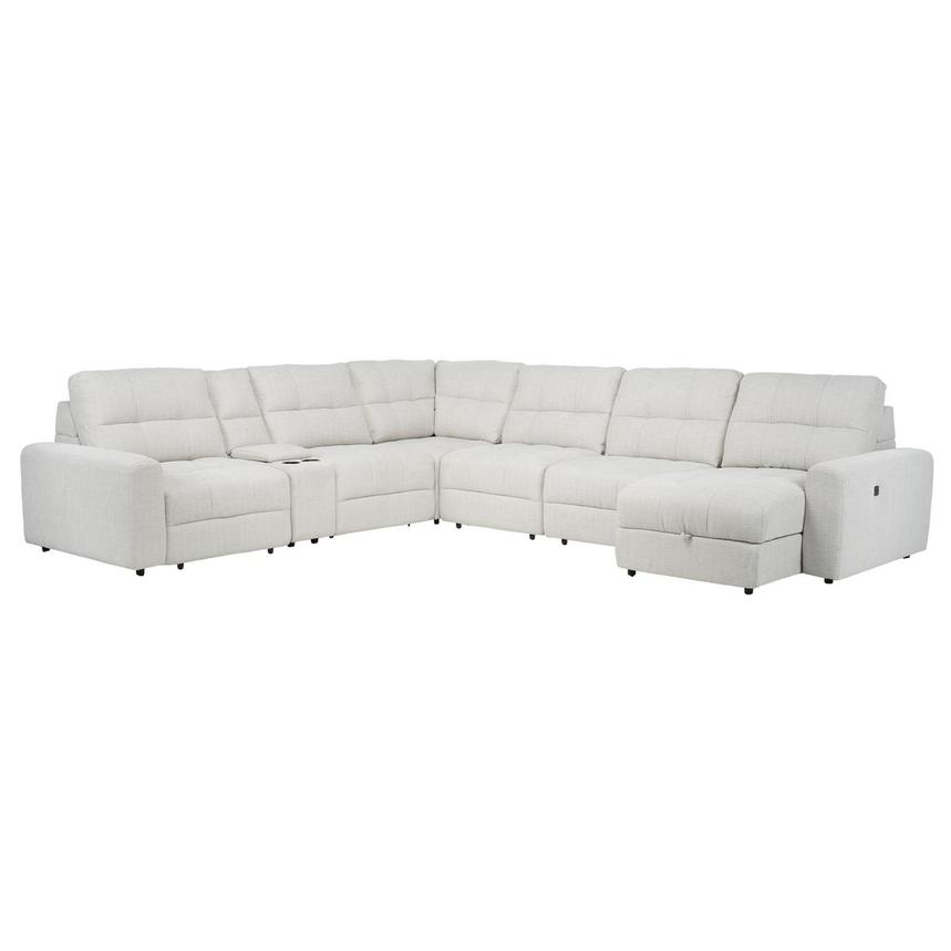 Depot Sliding Sectional w/Right Chaise with 7PCS/2PWR main image, 1 of 14 images.