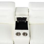 Anabel White 2.0 Leather Power Reclining Sectional with 6PCS/3PWR  alternate image, 7 of 12 images.