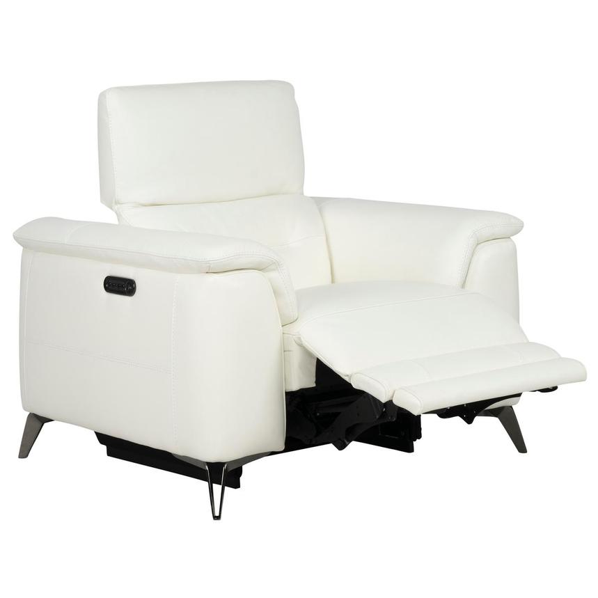 Anabel White 2.0 Leather Power Recliner  alternate image, 3 of 11 images.