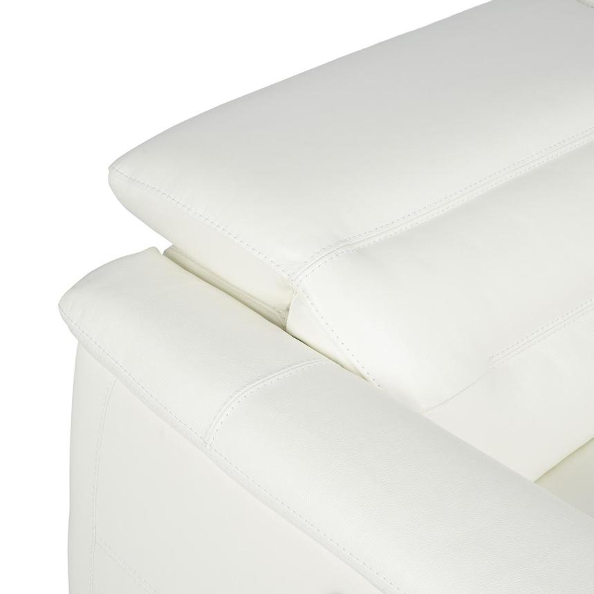 Anabel White 2.0 Leather Power Reclining Sectional with 4PCS/2PWR alternate image, 6 of 10 images.