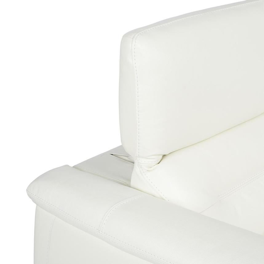 Anabel White 2.0 Leather Power Reclining Sectional with 6PCS/2PWR alternate image, 8 of 13 images.